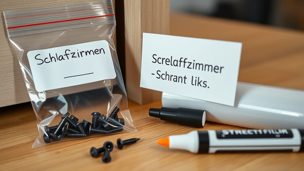 Umzug vorbereiten: Möbel abbauen, Teile markieren und beschädigungsfrei transportieren